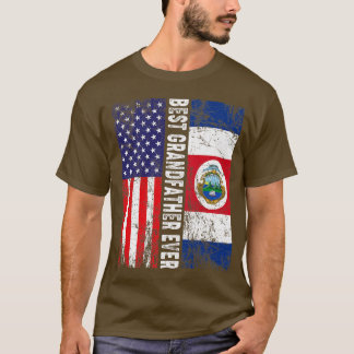 Best Grandfather Ever Funny Father's Day Costa Ric T-Shirt