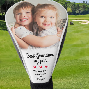 Best Grandma By Par Create Unique Custom Photo Golf Head Cover