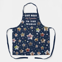 Best Grandma & Chef Dark Blue Star Shaped Photos