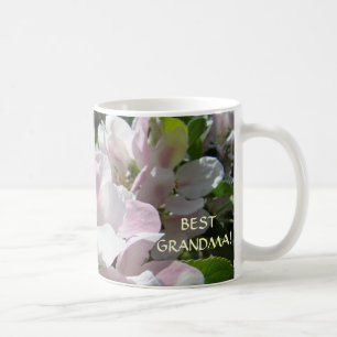 BEST GRANDMA! Coffee Cup Mug Gifts Apple Blossoms