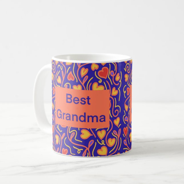 Best Grandma  Coffee Mug (Front Left)