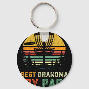 Best Grandma Disc Golf Gift Grandmother Frisbees D Key Ring