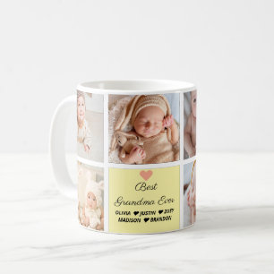 Best Grandma Ever 8-Photo Collage Coffee Mug