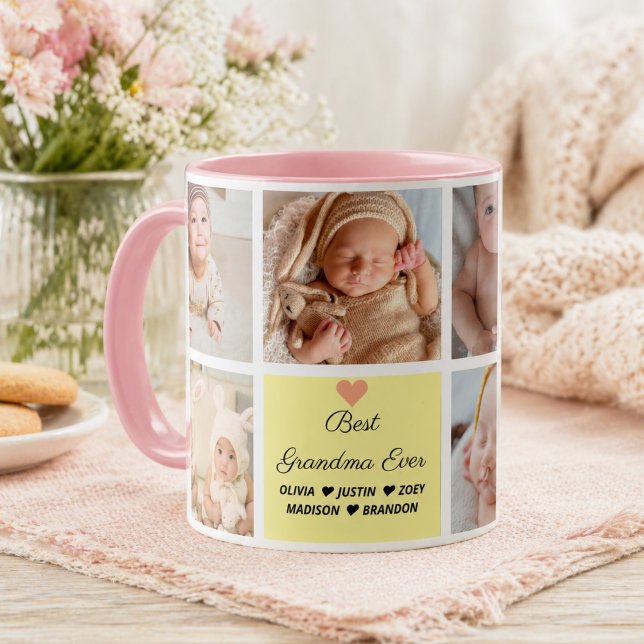 Best Grandma Ever 8-Photo Collage Coffee Mug (Best Grandma Ever 8-Photo Collage Coffee Mug
)