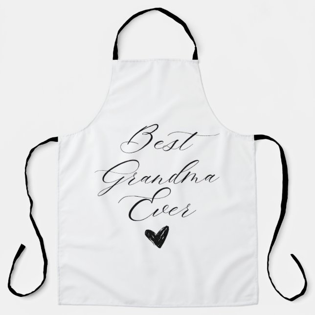 Best grandma ever apron (Front)