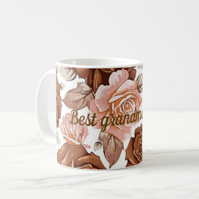 Best grandma ever coffee mug (Front Left)