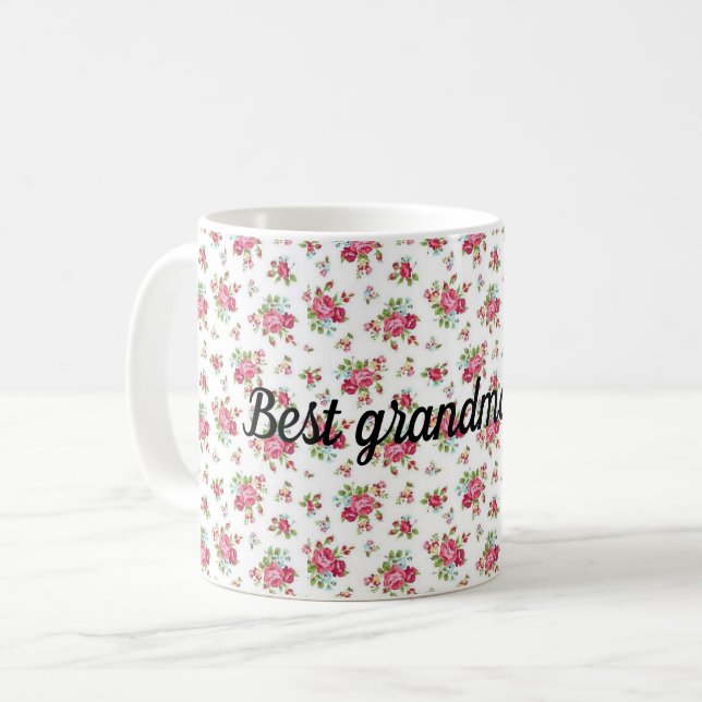 Best grandma ever coffee mug (Front Left)