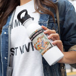 Best Grandma Ever | Colour Block Photo Collage 532 Ml Water Bottle<br><div class="desc">Modern two toned colour block 6 photo collage. All colour ways can be changed. Featuring "Best Grandma Ever" and room for custom message, names and/or year. These are Mother’s Day gifts that are perfect for any mum. A gift that she will treasure for a lifetime! Can be customised for any...</div>