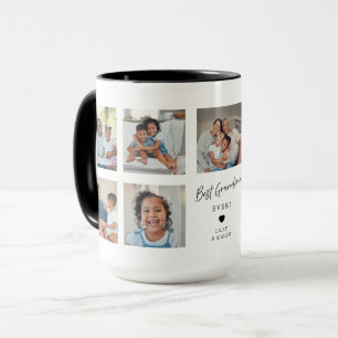 Best Grandma Ever Custom 9 Photo Gallery Multi Mug