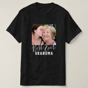 BEST GRANDMA EVER Custom Photo Mother's Day T-Shirt