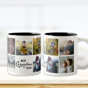 Best Grandma Ever Custom Photo Mug