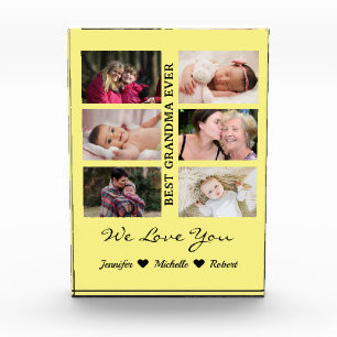 Best Grandma Ever Custom Photos Grandchildren Name