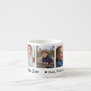 Best Grandma Ever Grandchildren 5 Photo Collage   Espresso Cup