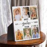 Best Grandma Ever - Grandchildren Photo Collage Plaque<br><div class="desc">Celebrate your mummy with the "Best Mummy Ever" Mother's Day Photo Collage Plaque. This personalised plaque features a beautifully arranged collage of cherished photos, capturing special moments and memories. The heartfelt message "Best Mummy Ever" adds a loving touch. Crafted from high-quality materials with a sleek finish, it's perfect for displaying...</div>