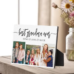 Best Grandma Ever - Grandchildren Photo Collage Plaque<br><div class="desc">Celebrate the "Best Grandma Ever" with this personalised Grandchildren Photo Collage Plaque. This heartfelt gift features a beautifully arranged collage of cherished photos capturing special moments, complemented by a loving message. Crafted from high-quality materials with a sleek finish, it's ideal for displaying at home as a cherished keepsake. Perfect for...</div>