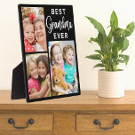 Best Grandma Ever Grandkids 3 Photo Collage Frame<br><div class="desc">Best Grandma Ever Grandkids 3 Photo Collage Frame Plaque -- Unique photo gift  for grandma to personalise with 3 pictures of grandkids.</div>