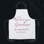 best grandma ever grandparents photo gifts classic apron<br><div class="desc">Design</div>