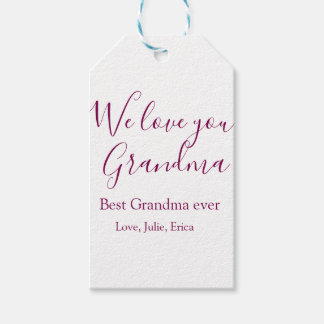 best grandma ever grandparents photo gifts classic gift tags