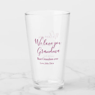 best grandma ever grandparents photo gifts classic glass