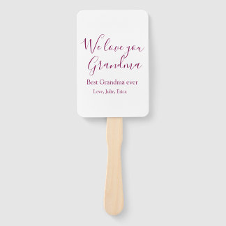 best grandma ever grandparents photo gifts classic hand fan