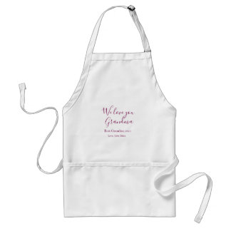 best grandma ever grandparents photo gifts classic standard apron