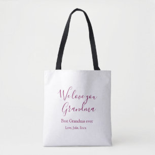 best grandma ever grandparents photo gifts classic tote bag