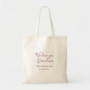 best grandma ever grandparents photo gifts classic tote bag