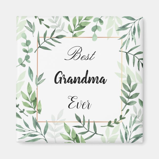 Best Grandma Ever Magnet (Front)