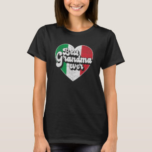 Best Grandma Ever Mexico Flag Mexican Grandma T-Shirt