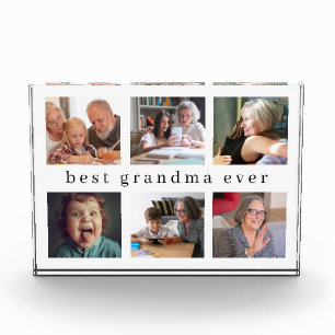 Best Grandma Ever   Modern Collage Photo Block