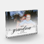 Best Grandma Ever Modern Trendy Script Love Gifts Photo Block<br><div class="desc">Best Grandma Ever Modern Trendy Script Love Gifts</div>