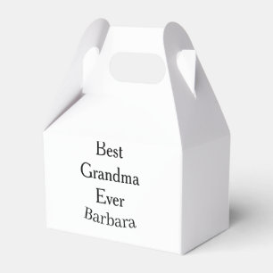 Best Grandma ever name date simple mothers day min Favour Box