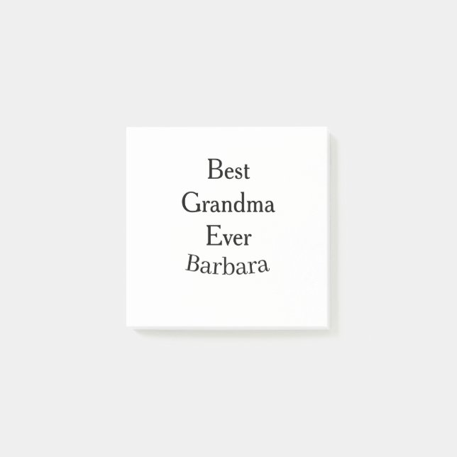 Best Grandma ever name date simple mothers day min Post-it Notes (Front)