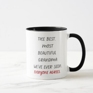 Best Grandma Ever Personalised Mug