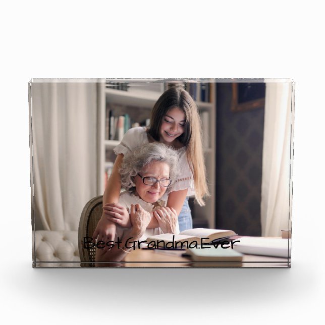 Best Grandma Ever Personalised Photo Quote (Front)