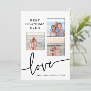 Best Grandma Ever Photo Card