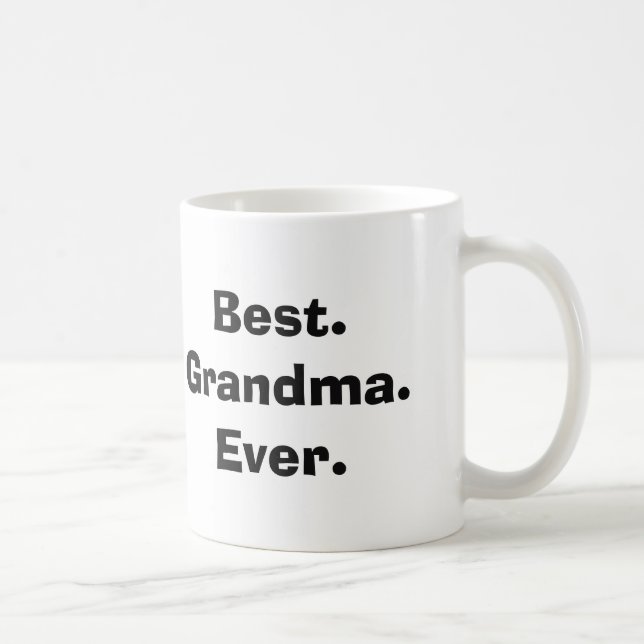 Best. GrandMa. Ever. Photo Coffee Mug (Right)