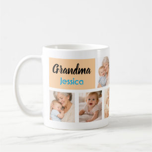 Best Grandma Ever Photo Collage   Grandparents Coffee Mug