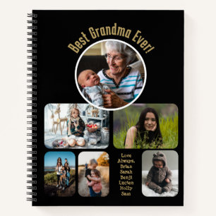 Best Grandma Ever! Photo Collage Notebook