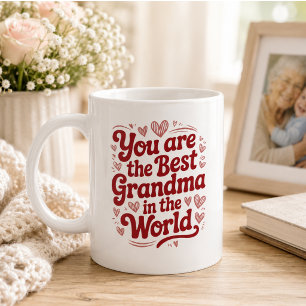 Best Grandma Ever   Photo Grandparents Day Coffee Mug