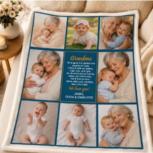 Best Grandma Ever Photo Personalised Grandparent Plaque