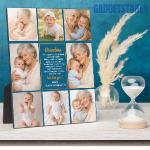 Best Grandma Ever Photo   Personalized Grandparent Plaque