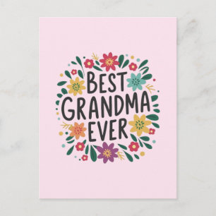 Best grandma ever postcard