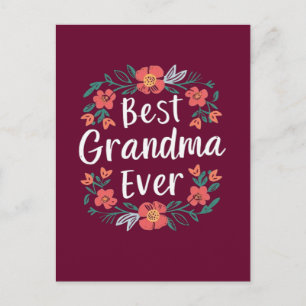 Best grandma ever postcard