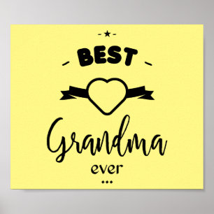Best Grandma ever Poster