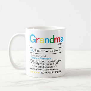 Best Grandma Ever Search engine Result message Coffee Mug