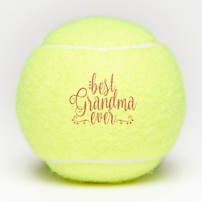 Best Grandma Ever Tennis Balls (Front)