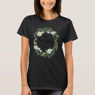 Best Grandma Ever Women Flower Decoration Grandma  T-Shirt