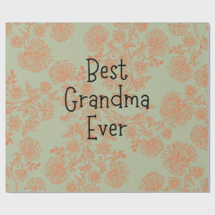Best grandma ever wrapping paper