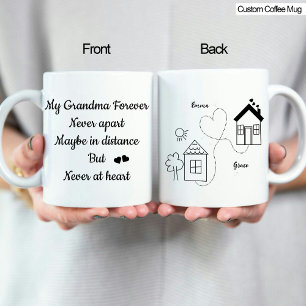 Best Grandma Forever Long Distance Love Coffee Mug